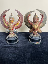 Pair Of Thai Garuda Statues