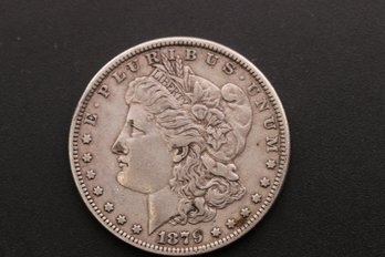 1879 Morgan Silver Dollar Coin