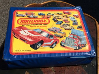 Set (2 Of 2) Awesome 1970s / 1980s MATCHBOX Cars With Carrying Case - With 24 Cars Total - ALL MATCHBOX Brand