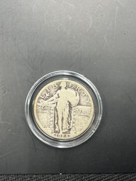 1928-D Standing Liberty Silver Quarter