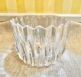 Orrefors Fleur Crystal Bowl