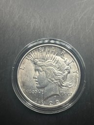 1922-D Silver Peace Dollar