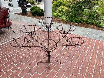 Rare Vintage Iron Plant Stand, Purchased In Paris