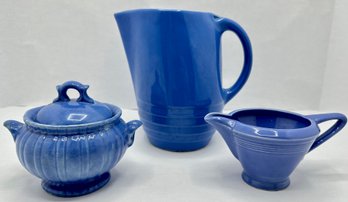 Vintage Pitcher, Creamer & Sugar Bowl