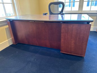 U Shaped Office Desk With Glass Top