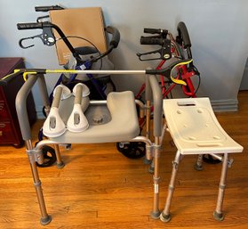 Medical Equipment: Walkers, Commode, Bathroom Scale & More