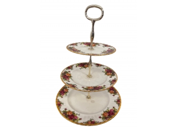 Royal Albert 3 Tiered Cookie Server