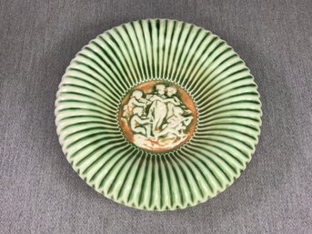 Rare Vintage ROSEVILLE Pottery Bowl - Donatello Pattern - Roseville Introduced Donatello Pattern In 1916
