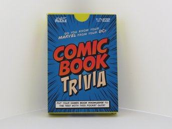 Comic Book Trivia Game By Professor Puzzel