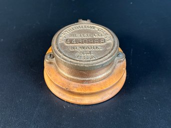 A Vintage Worthington-Gamon Water Meter Cover Converted To A Trinket Box