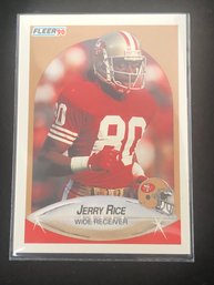 1990 Fleer Jerry Rice #13 Football Card