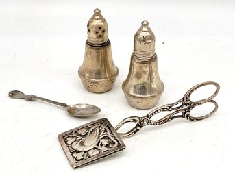 Vintage And Antique Weighted And Pure Sterling Silver Serving Ware