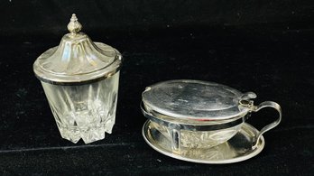 Antique Jelly And Grated Cheese Dishes