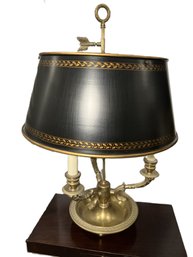 Solid Brass Bouillotte Lamp Purchased In England