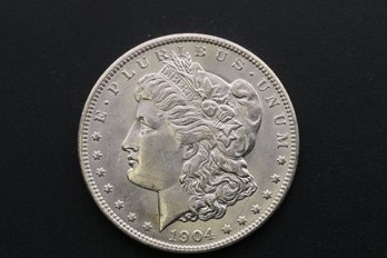 1904 O Silver Morgan Dollar Coin Nice Shape