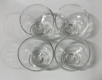 Set Of 4 Vintage Footed Dessert Dishes