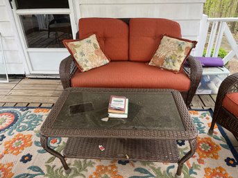 Patio Love Seat And Coffee Table