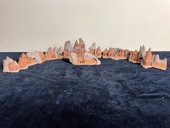 Miniature Cliff Village Set