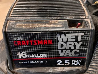 Craftsman  16 Gallon Wet Dry Vac