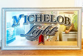 A Large Vintage Michelob Light Beer Mirror