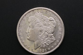 1921 D Morgan Silver Dollar Coin Nice Shape