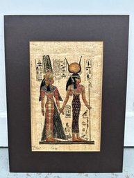 Egyptian Depiction On Very Thin Woven Paper (C)