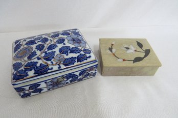 A Pairing Of Trinket Boxes