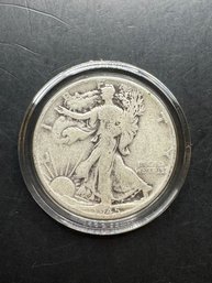 1945 Walking Liberty Silver Half Dollar