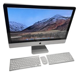 Apple IMac 27' All In One Computer, Wired Keyboard, Wireless Keyboard And Wireless Magic Mouse