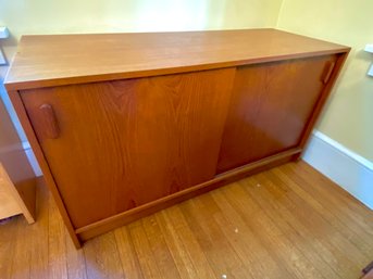 Danish MCM Teak Credenza 47x18x26 Veneer Is Firmly Attached A True Survivor  Danco