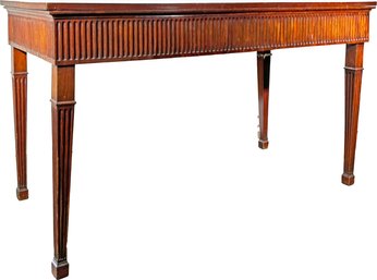 A Gorgeous 19th Century Mahogany Console Or Desk