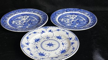 Mixed Blue And White Plates