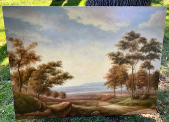 Landscape Painting ~ Signed L. Stephano ~ Oil On Canvas