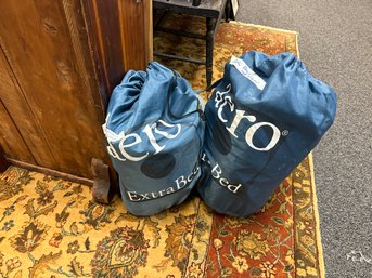 Two Aero Double Blowup Beds With Pumps In Bags