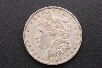 1887 O Morgan Silver Dollar Coin