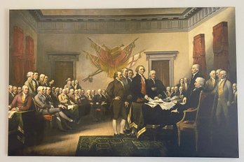 United States Declaration Of Independence Print Process