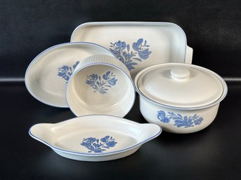 An Assortment Of Vintage Bakeware By Pfaltzgraff, Yorktowne Pattern