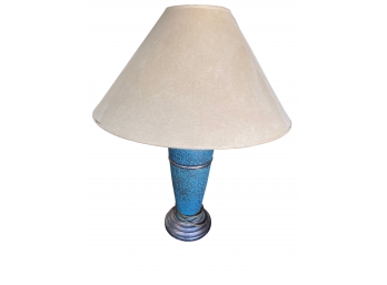 Large Teal  Table Lamp