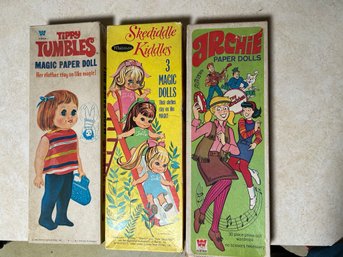 1960s Paper Doll Sets Featuring 1969 Archie