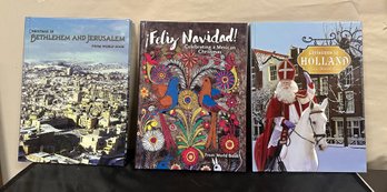 Christmas In Holland From World Book, In Bethlehem & Jerusalem, Feliz Navidad Mexican Christmas Books PD-A1