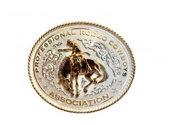 Professional Rodeo Cowboys Association Belt Buckle