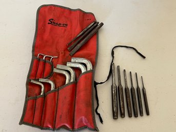 Set Of Snap On Allen Keys, Chisels, And Punches