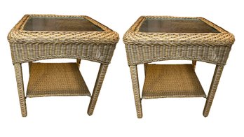 Pair Of Martha Stewart Living 'Prescott' Side Tables