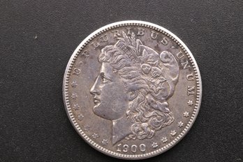 1900  Silver Morgan Dollar Coin