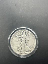 1918-D Walking Liberty Silver Half Dollar