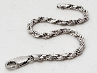 A Sterling Silver Braided Bracelet