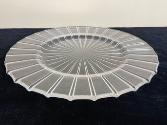 Villeroy & Boch Crystal Contemporary Fan Design Cake Plate