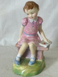 Charming Vintage 1948 ROYAL DOULTON Porcelain Figurine- Titled 'Once Upon A Time'