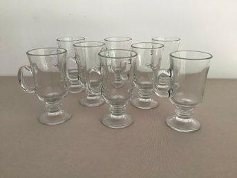 Glass Coffee Mugs Set Of 8