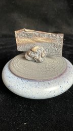 Japanese Ceramic Pottery Lidded Bowl